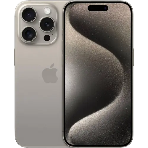 iPhone 15 Pro front and back