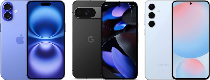 iphone 16 vs galaxy s24 vs pixel 9